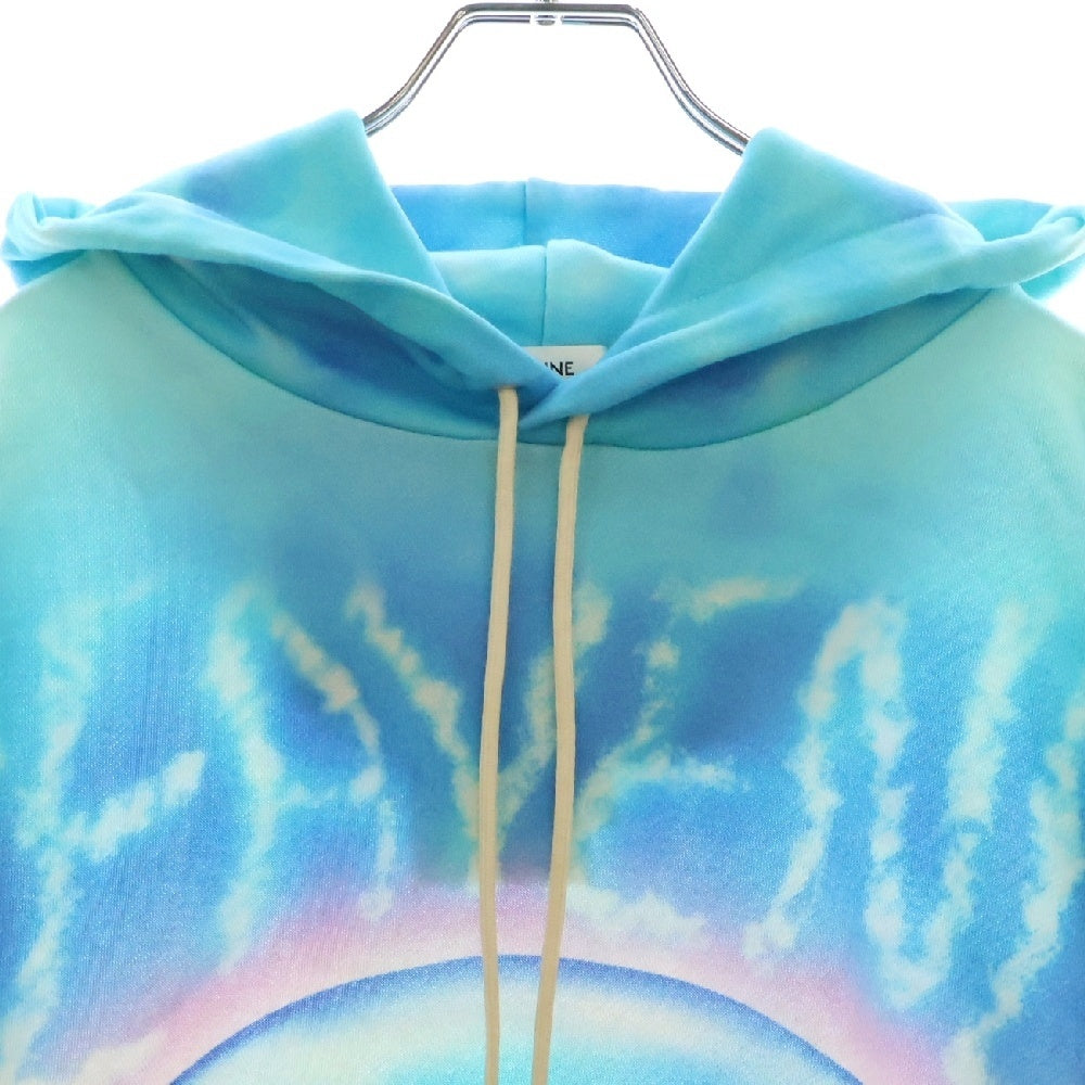 CELINE(セリーヌ) 22SS×Marcelo Lavin HEAVENLY DAYS Loose Hoodie with Print in Cotton Fleece マルセロ・ラヴィン ヘヴンリーデイズ フリース プルオーバーパーカー 2Y698468Q
