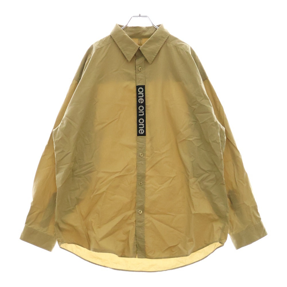 WTAPS(ダブルタップス) 22SS×UNDERCOVER JT/LS/COTTON.BROADCLOTH アンダーカバー 長袖シャツ ベージュ 221ZUUCD-SHM01S