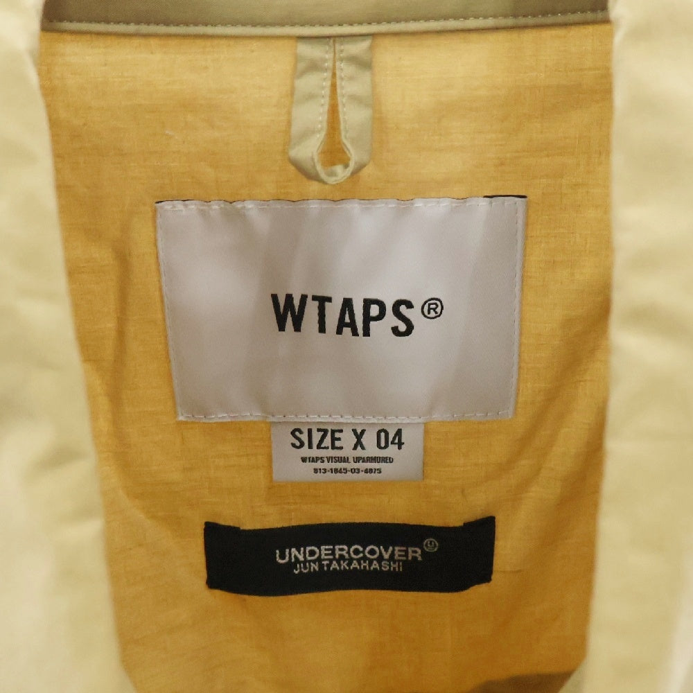 WTAPS(ダブルタップス) 22SS×UNDERCOVER JT/LS/COTTON.BROADCLOTH アンダーカバー 長袖シャツ ベージュ 221ZUUCD-SHM01S