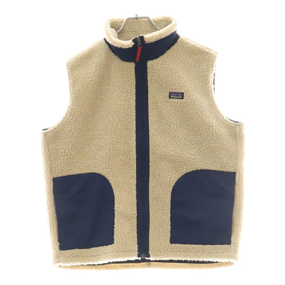 PATAGONIA(パタゴニア) 19AW Fleece Vest フリースベスト ジャケット キッズ ベージュ STY65619FA19