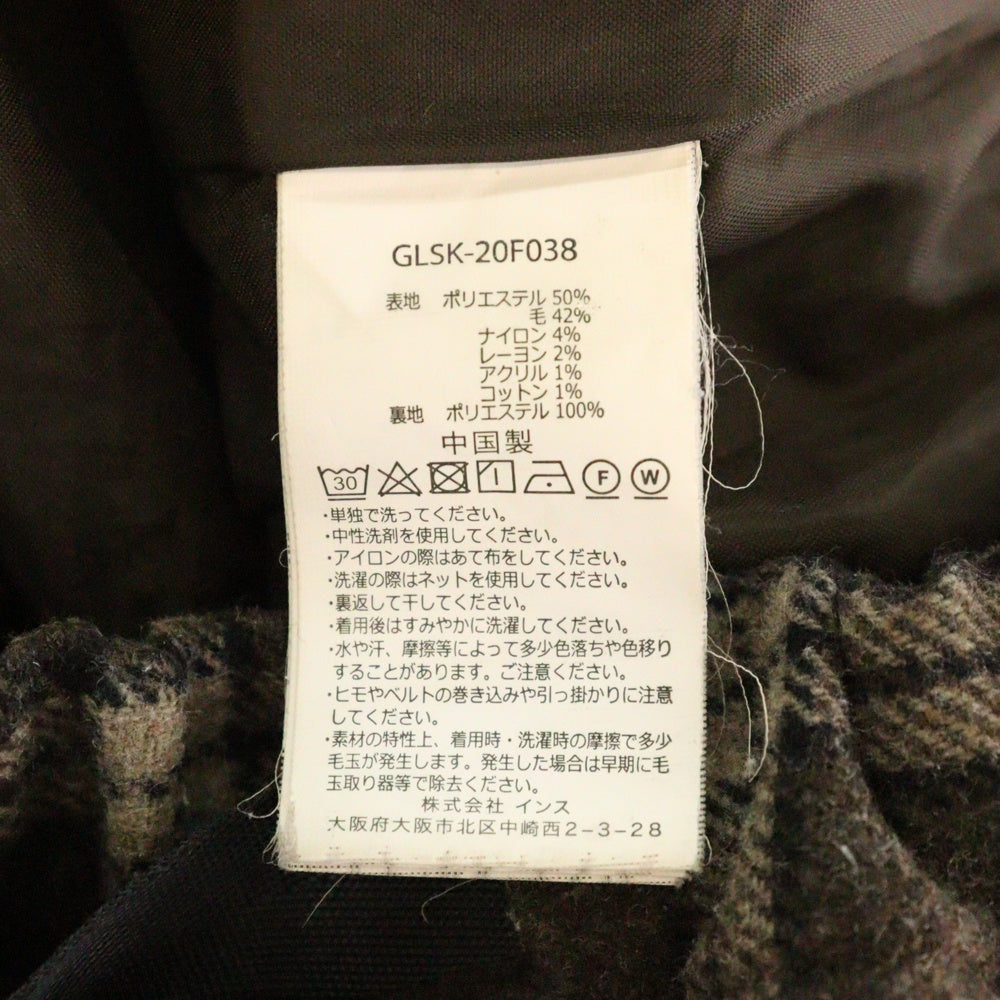 GRAMICCI(グラミチ) 20AW WOOL FRARE SKIRT ウールフレアスカート レディース ブラウン GLSK-20F038