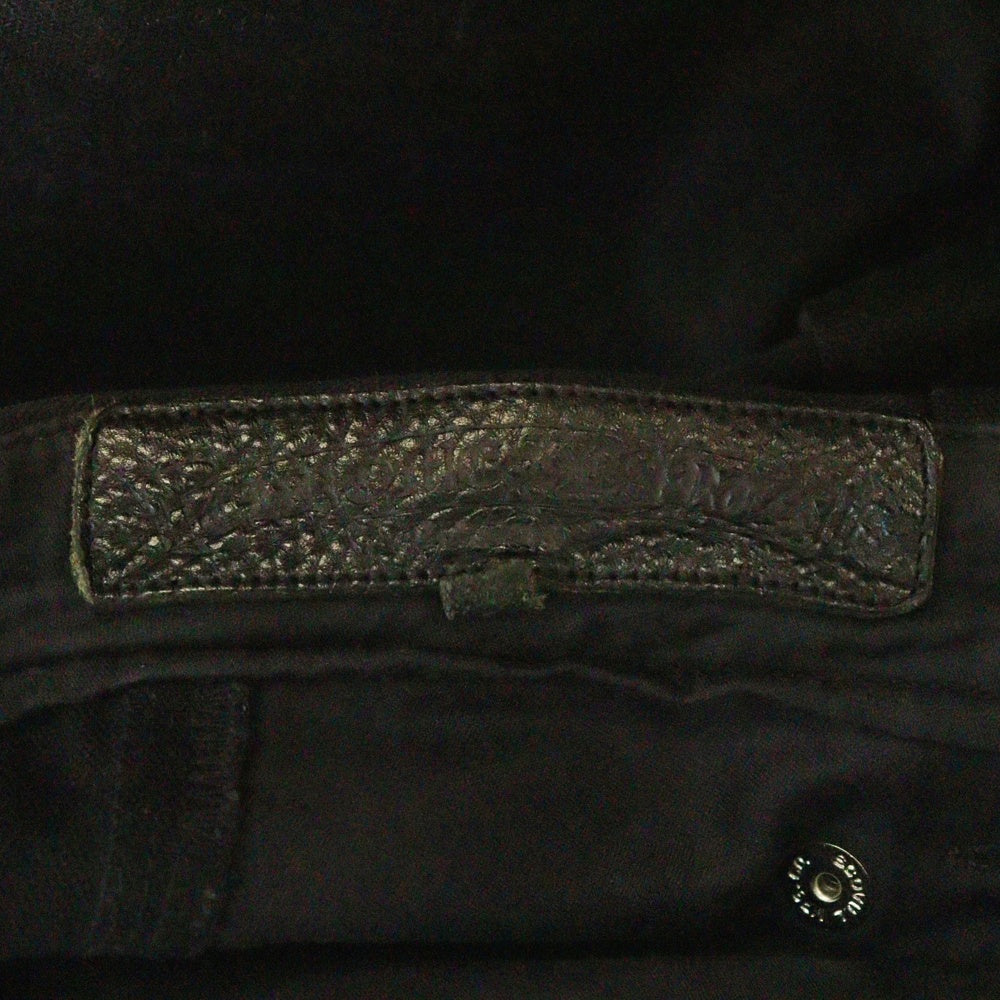 CHROME HEARTS(クロムハーツ) CARPENTER CNVS BLK カーペンターキャンバスダブルニーロングパンツ ブラック