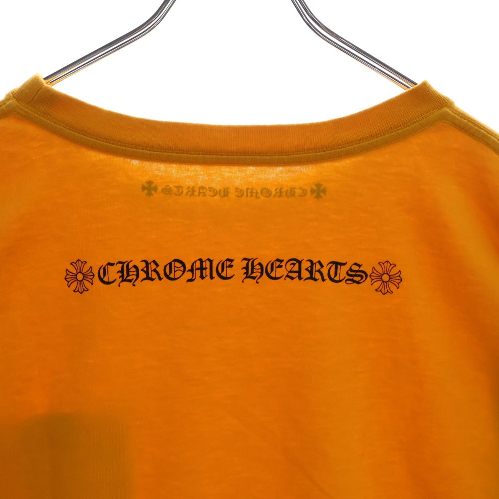 CHROME HEARTS(クロムハーツ) Mustard Arm Logo L/S Tee マスタードアームロゴ ロングスリーブクルーネック長袖Tシャツカットソー ロンT マスタード