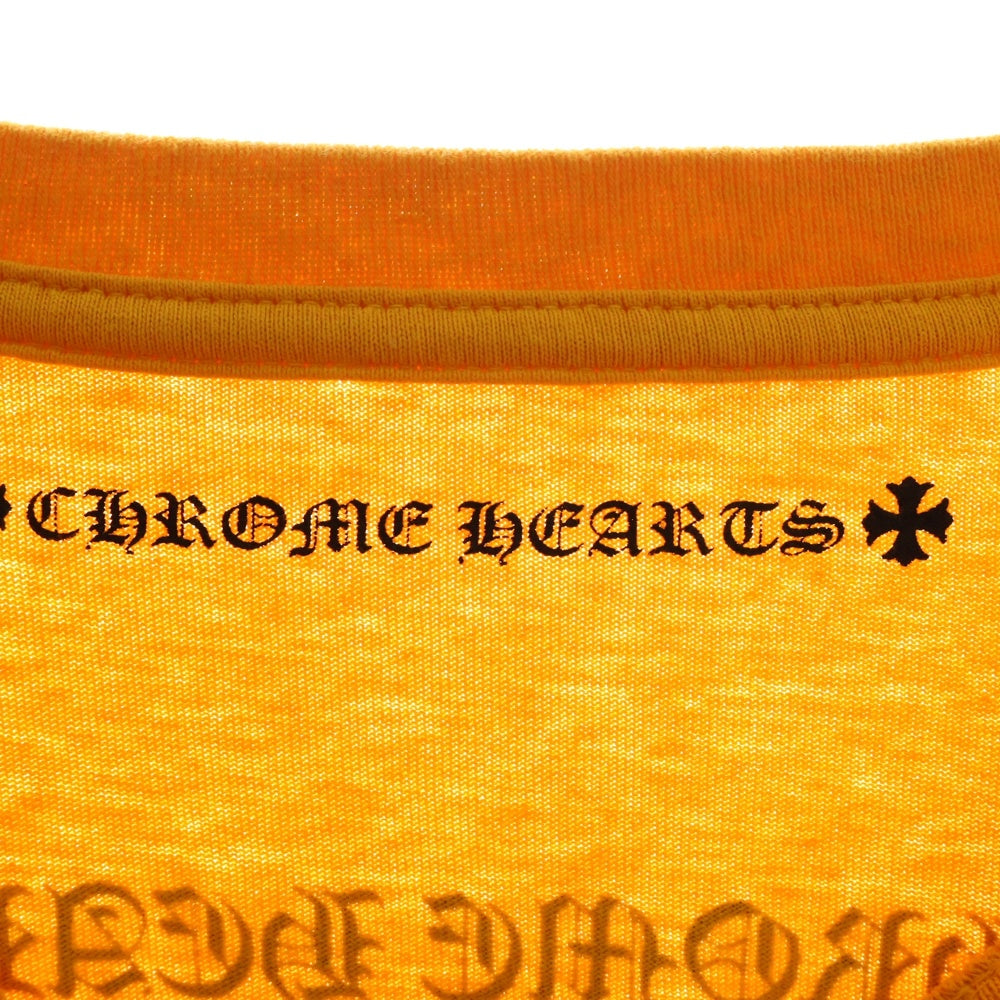 CHROME HEARTS(クロムハーツ) Mustard Arm Logo L/S Tee マスタードアームロゴ ロングスリーブクルーネック長袖Tシャツカットソー ロンT マスタード