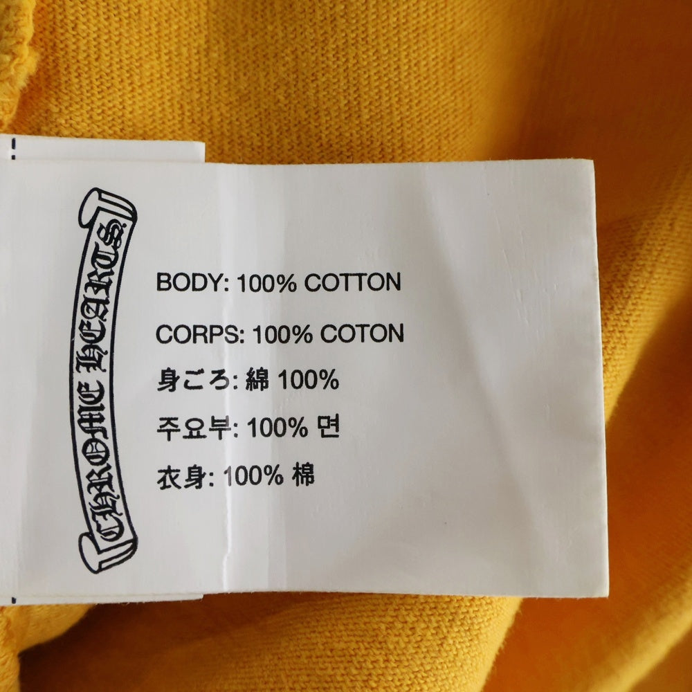 CHROME HEARTS(クロムハーツ) Mustard Arm Logo L/S Tee マスタードアームロゴ ロングスリーブクルーネック長袖Tシャツカットソー ロンT マスタード