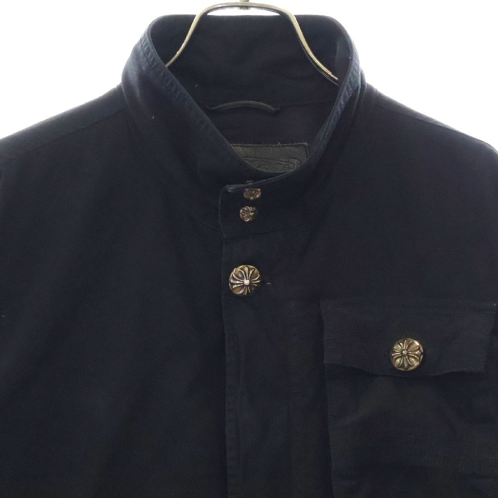 CHROME HEARTS(クロムハーツ) CHERRY BOMB チェリーボム クロスボールボタンミリタリーブルゾン ブラック