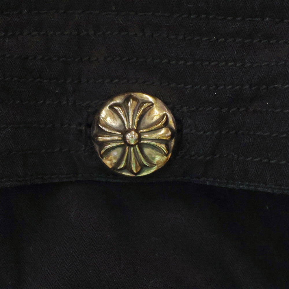 CHROME HEARTS(クロムハーツ) CHERRY BOMB チェリーボム クロスボールボタンミリタリーブルゾン ブラック