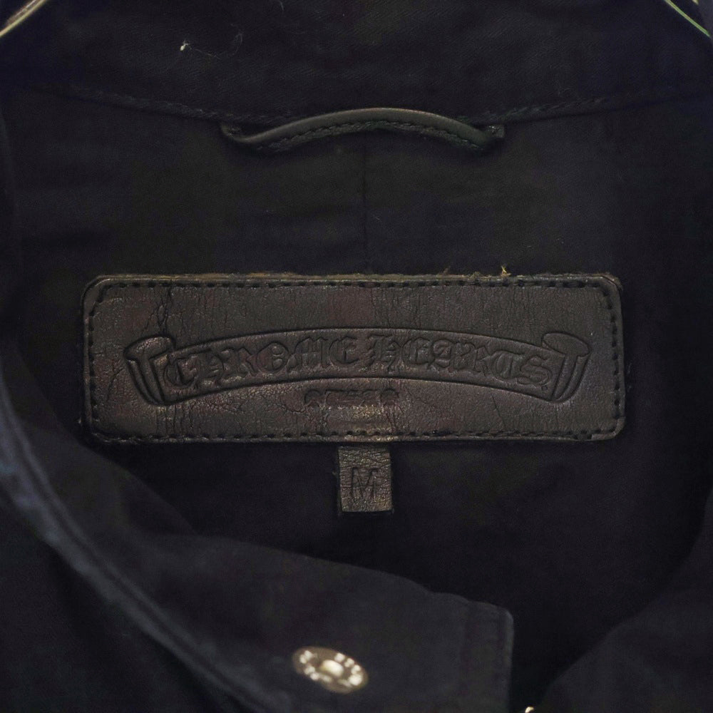 CHROME HEARTS(クロムハーツ) CHERRY BOMB チェリーボム クロスボールボタンミリタリーブルゾン ブラック