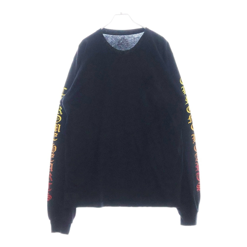 CHROME HEARTS(クロムハーツ) Arm Gradation Logo L/S Tee アームグラデーションロゴ 長袖Tシャツ ブラック