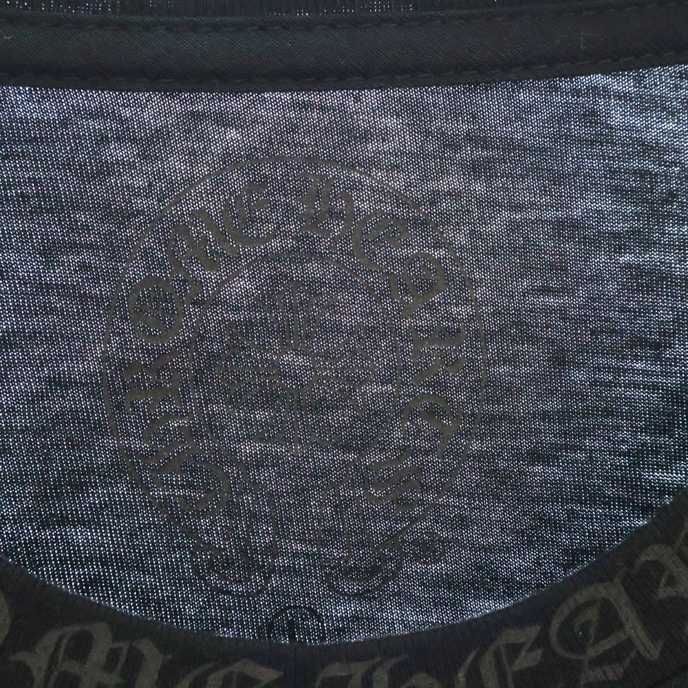 CHROME HEARTS(クロムハーツ) Arm Gradation Logo L/S Tee アームグラデーションロゴ 長袖Tシャツ ブラック