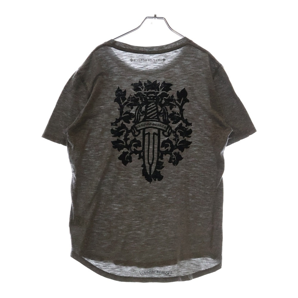 CHROME HEARTS(クロムハーツ) Back Dagger S/S Tee ダガーバックプリント 半袖Tシャツ グレー