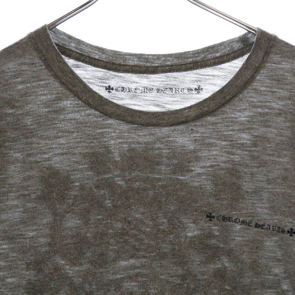 CHROME HEARTS(クロムハーツ) Back Dagger S/S Tee ダガーバックプリント 半袖Tシャツ グレー