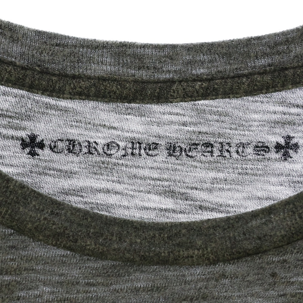 CHROME HEARTS(クロムハーツ) Back Dagger S/S Tee ダガーバックプリント 半袖Tシャツ グレー