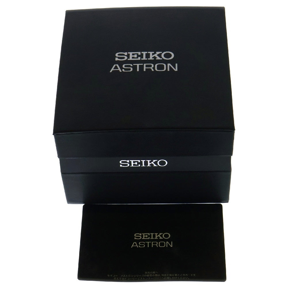 SEIKO(セイコー) ASTRON アストロン ソーラー ステンレス 腕時計 ブラック/シルバー 8X82-0AB-1