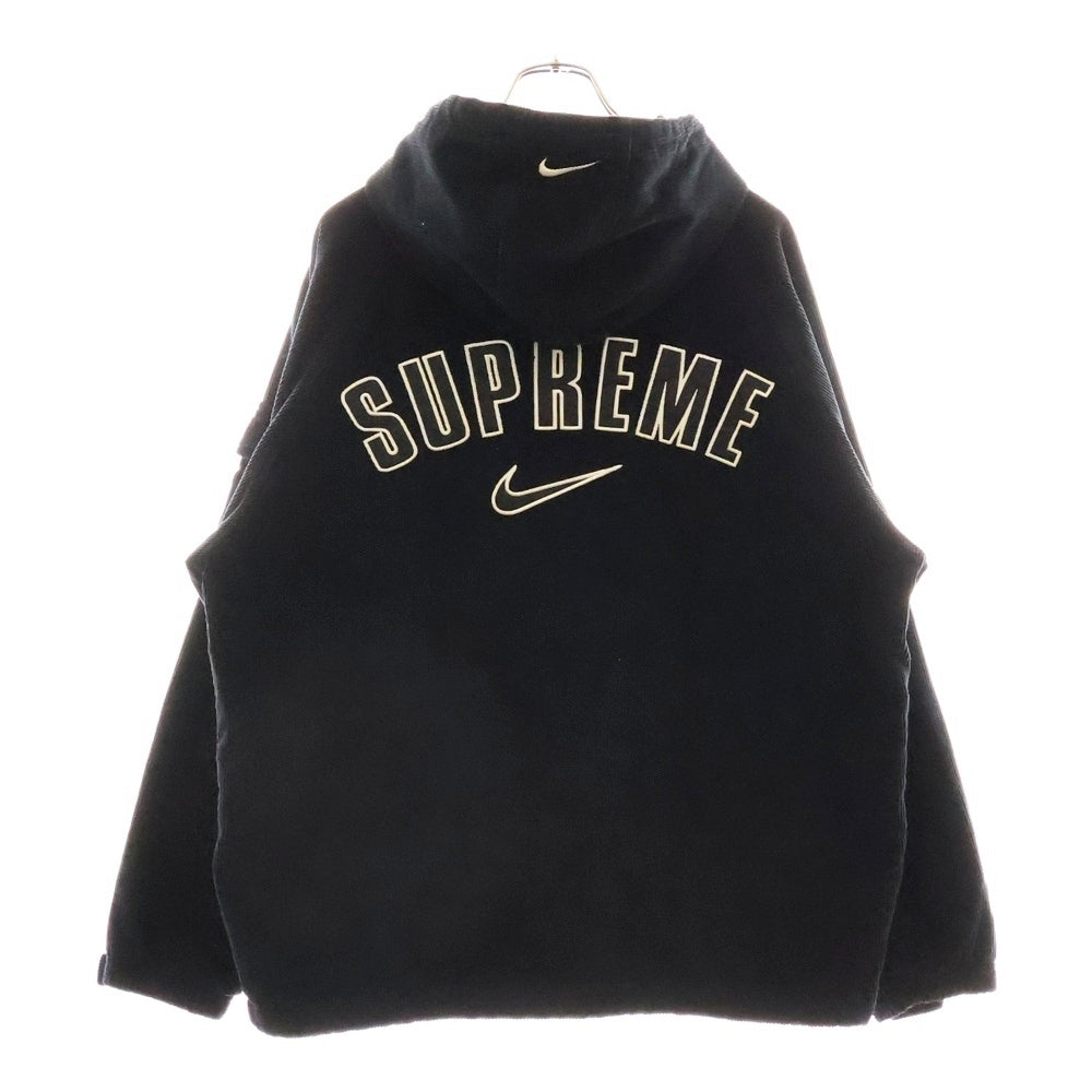 SUPREME(シュプリーム) 22SS ×NIKE Arc Corduroy Hooded Jacket ナイキ アーチロゴ コーデュロ イフーデットジャケット ブラック DM1772-010