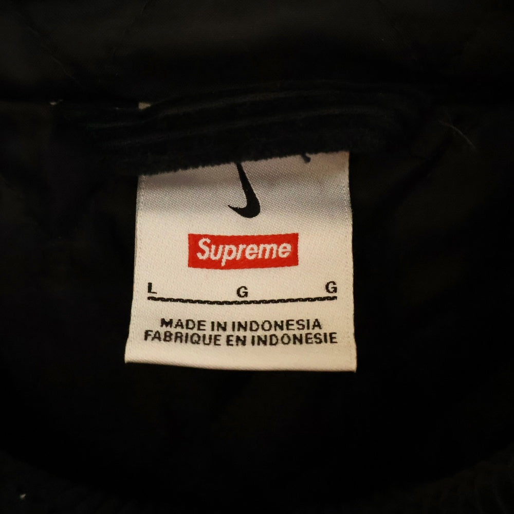 SUPREME(シュプリーム) 22SS ×NIKE Arc Corduroy Hooded Jacket ナイキ アーチロゴ コーデュロ イフーデットジャケット ブラック DM1772-010