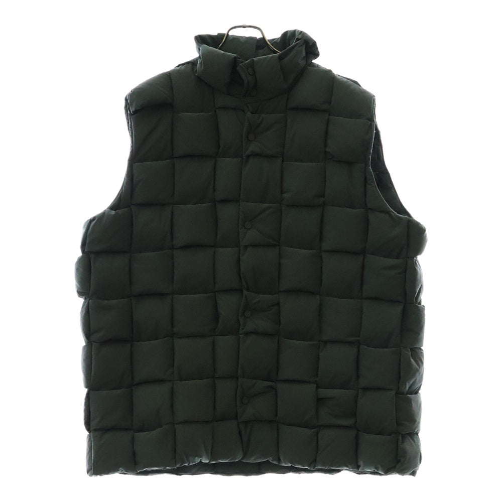 BOTTEGA VENETA(ボッテガヴェネタ) パデッドウーブンナイロン ダウンベスト カーキ 644982 VF4K0