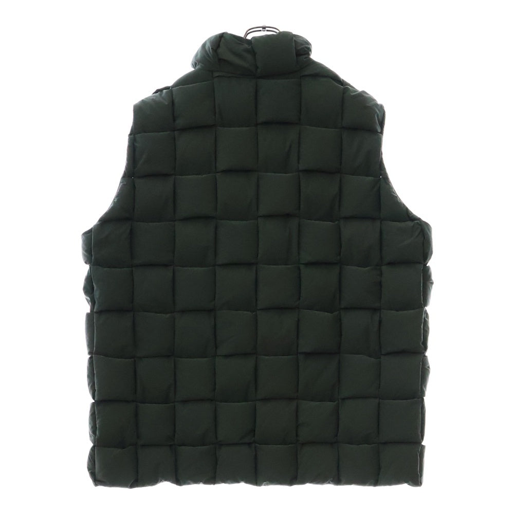 BOTTEGA VENETA(ボッテガヴェネタ) パデッドウーブンナイロン ダウンベスト カーキ 644982 VF4K0