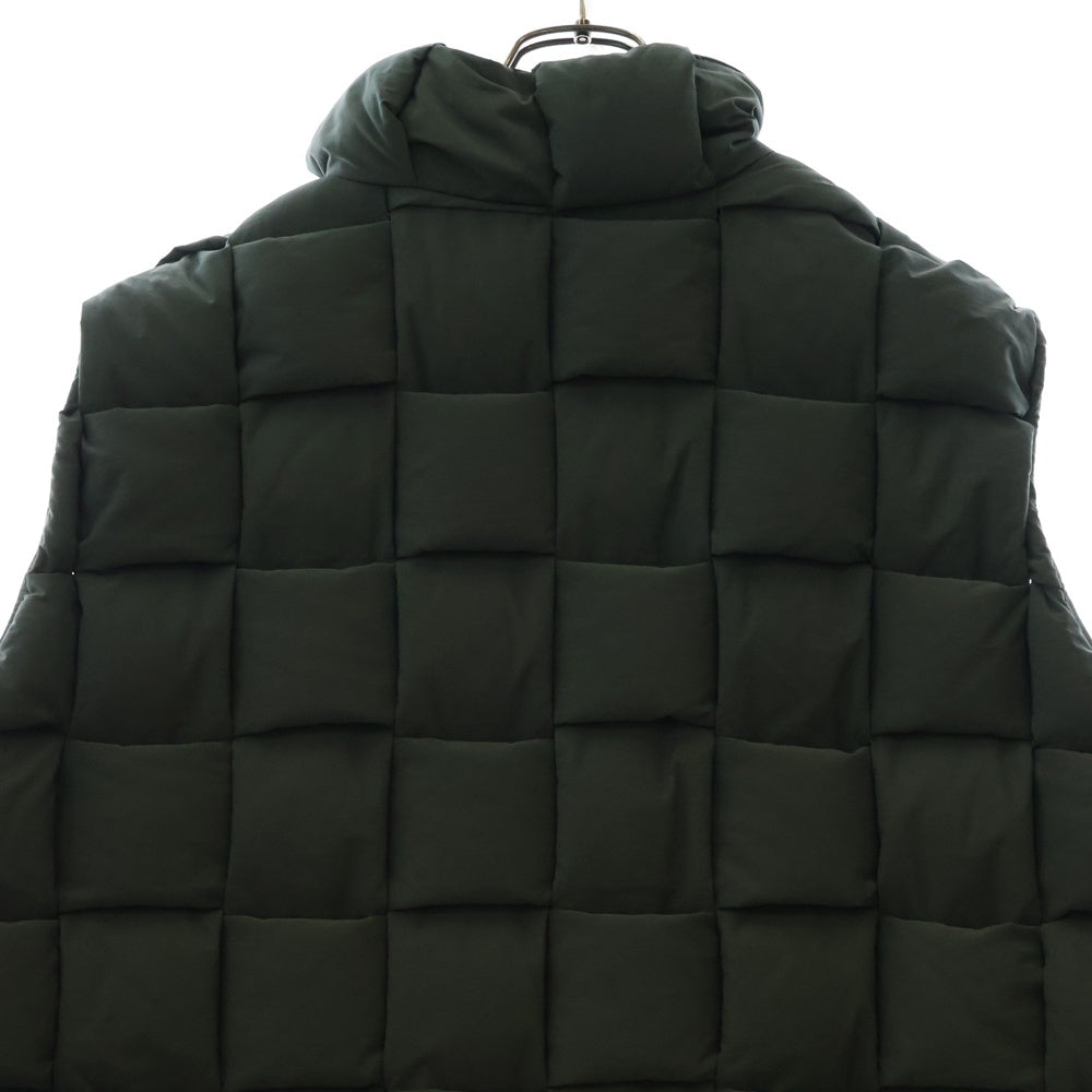 BOTTEGA VENETA(ボッテガヴェネタ) パデッドウーブンナイロン ダウンベスト カーキ 644982 VF4K0