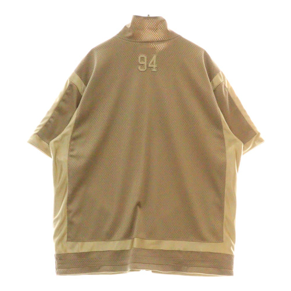 SUPREME(シュプリーム) 21SS Mesh Warm Up Top メッシュウォームアップトップ ジップアップシャツ 半袖 ベージュ