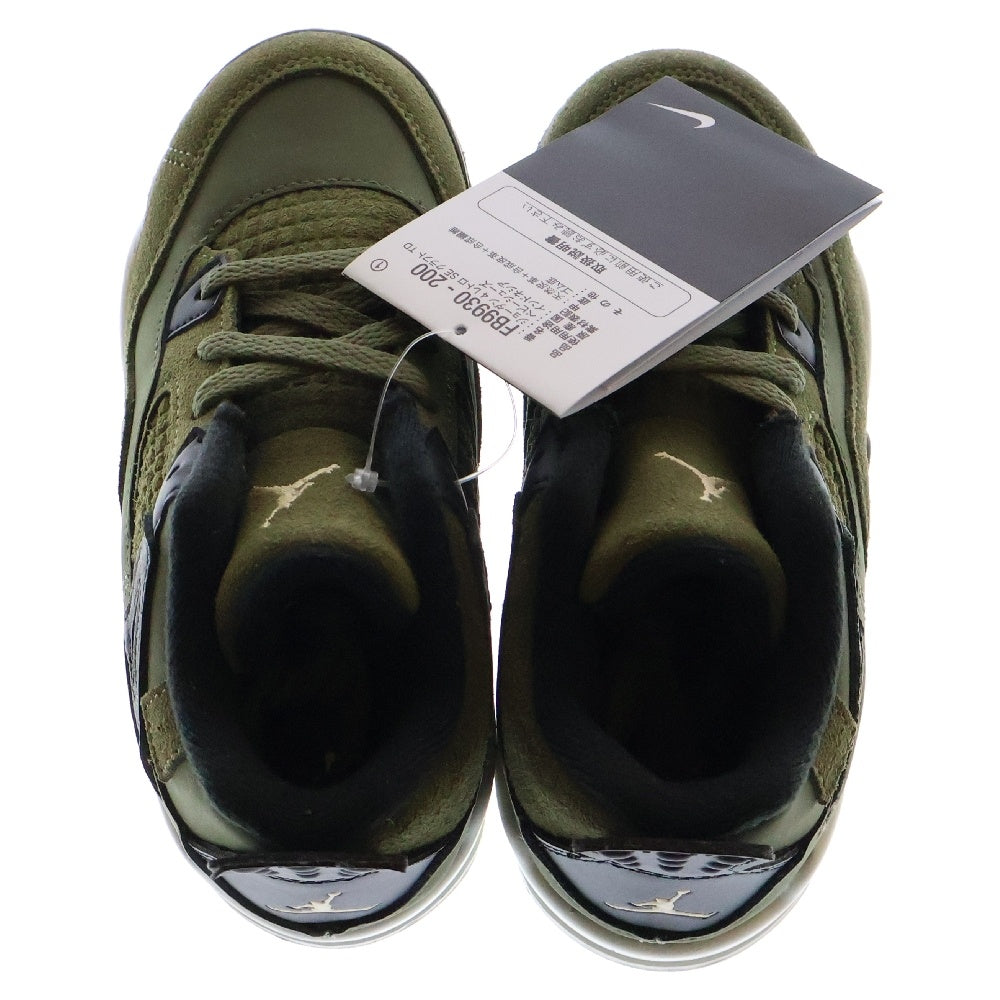 NIKE(ナイキ) AIR JORDAN 4 RETRO SE CRAFT TD ジョーダン4 オリーブ ハイカットスニーカーシューズ カーキ キッズ US10C/16cm FB9930-200