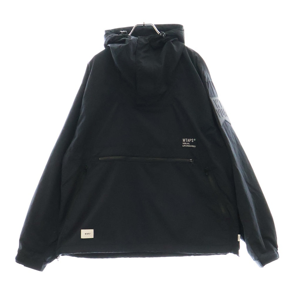 WTAPS(ダブルタップス) 22AW SBS / JACKET / NYLON. TUSSAH. FORTLESS ナイロンアノラックジャケット ブラック 222WVDT-JKM02