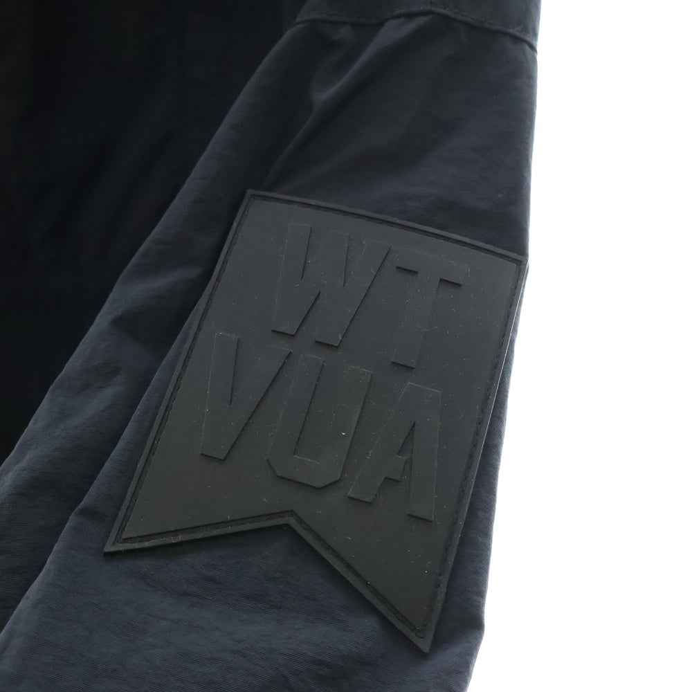 WTAPS(ダブルタップス) 22AW SBS / JACKET / NYLON. TUSSAH. FORTLESS ナイロンアノラックジャケット ブラック 222WVDT-JKM02