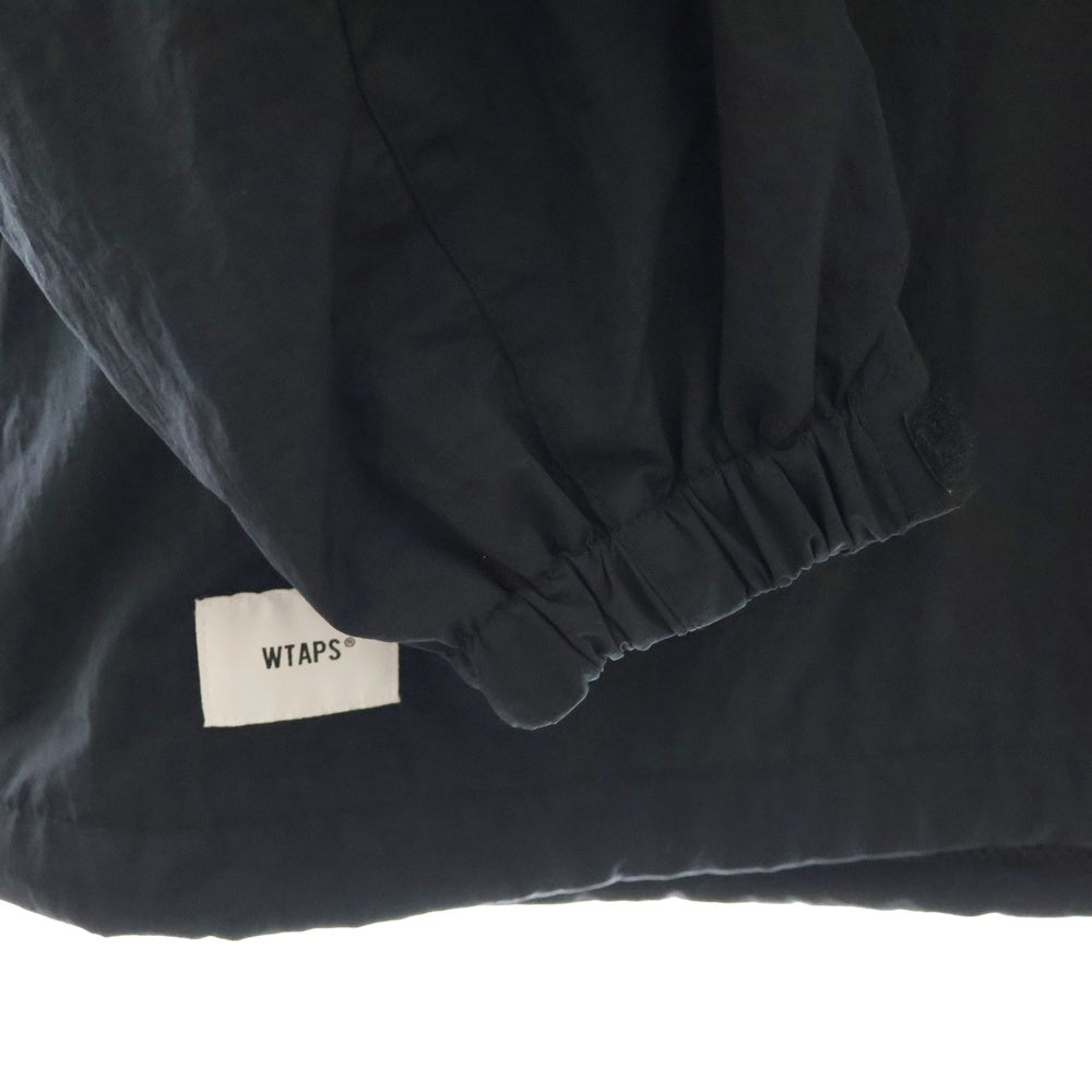 WTAPS(ダブルタップス) 22AW SBS / JACKET / NYLON. TUSSAH. FORTLESS ナイロンアノラックジャケット ブラック 222WVDT-JKM02