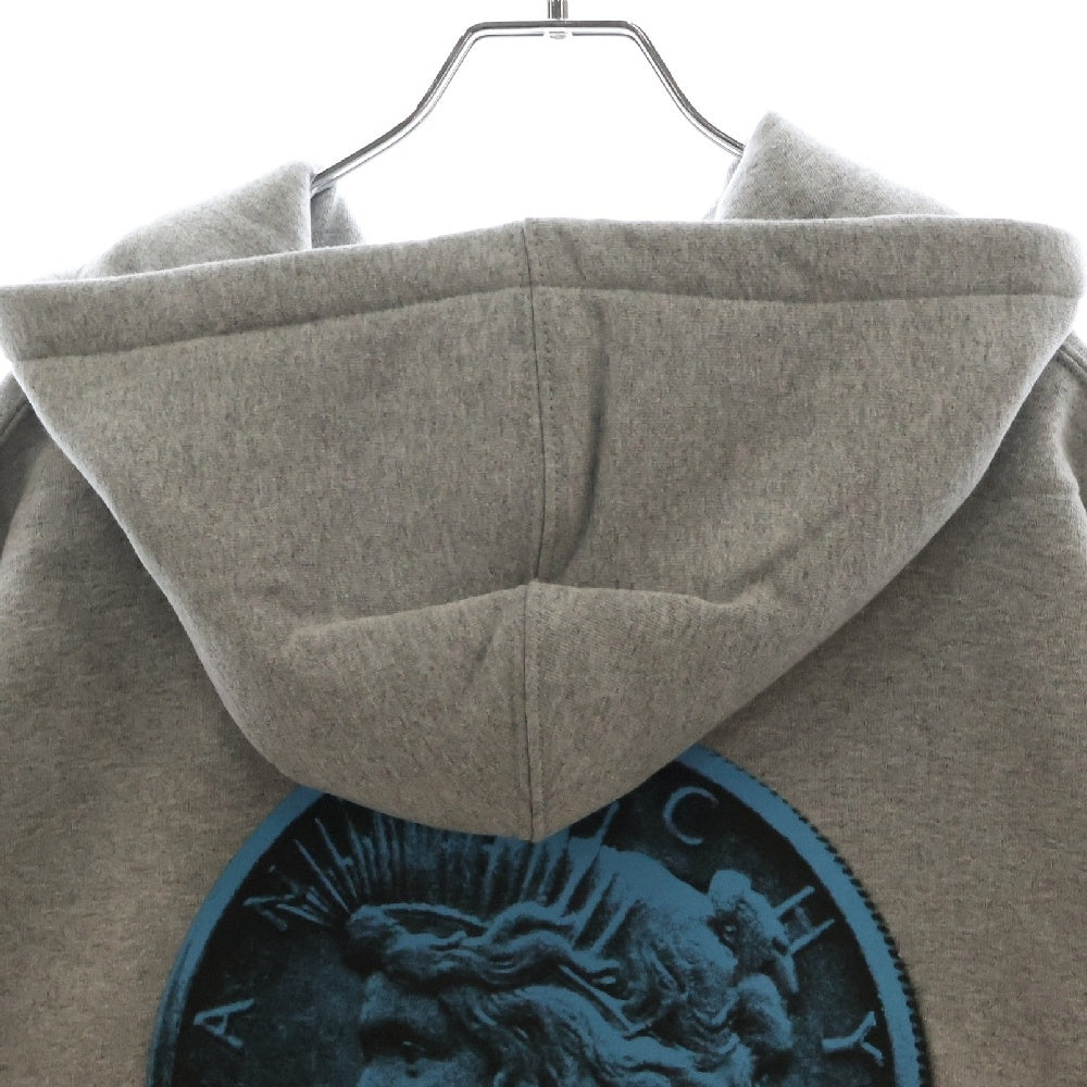 SUPREME(シュプリーム) 24AW Anarchy Hooded Sweatshirt アナーキーロゴ スウェットプルオーバーパーカー グレー