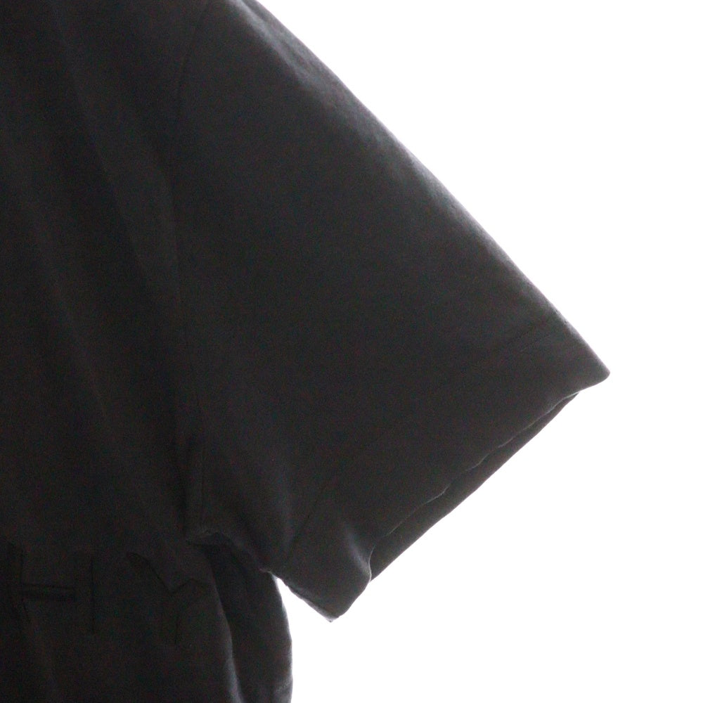 GIVENCHY(ジバンシィ) 4Gロゴ刺繍 クルーネック 半袖Tシャツ カットソー ブラック BM716B3Y6B