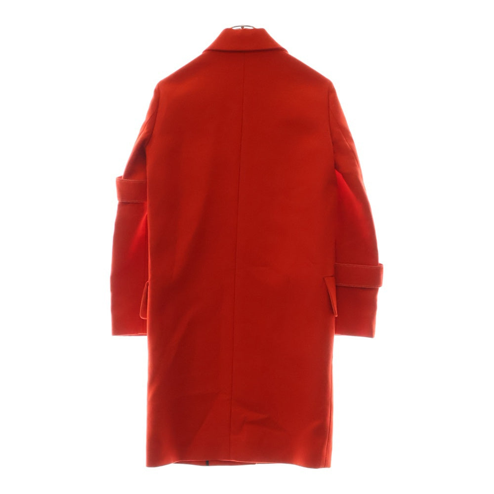CELINE(セリーヌ) フィービー期 コットン ロング ステンカラーコート レッド レディース 8021/6114