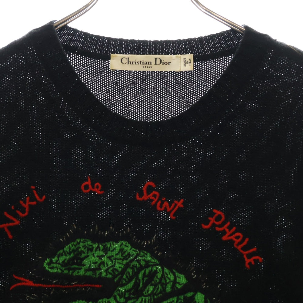 Christian Dior(クリスチャンディオール) 18SS カシミヤ ニット セーター ブラック レディース 8E24513AM015