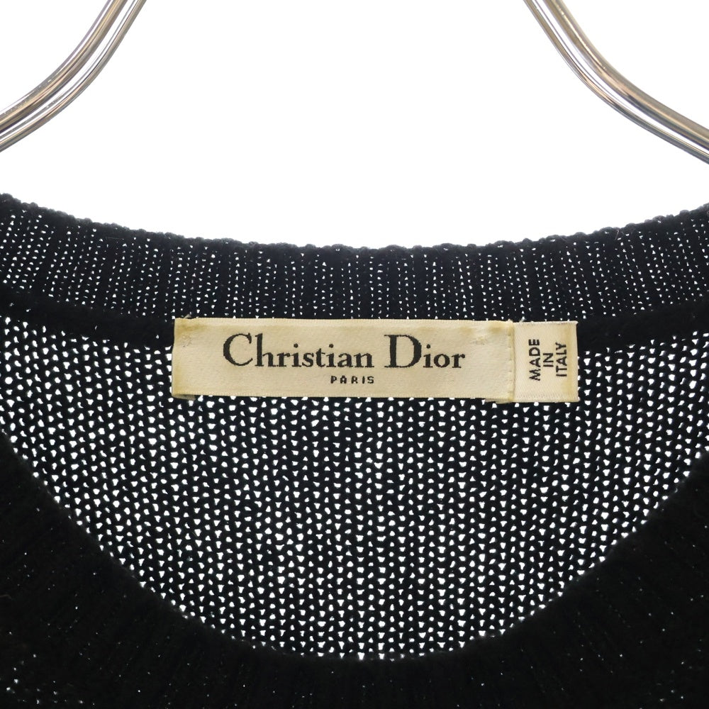 Christian Dior(クリスチャンディオール) 18SS カシミヤ ニット セーター ブラック レディース 8E24513AM015