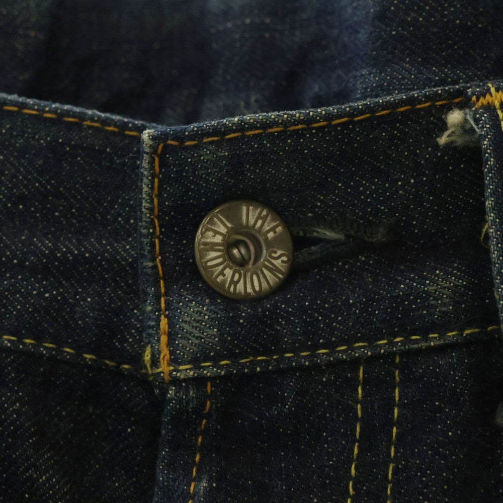 TENDERLOIN(テンダーロイン) T-RIDERS E DENIM PANTS K7 シンチバック ボタンフライ デニムパンツ インディゴ