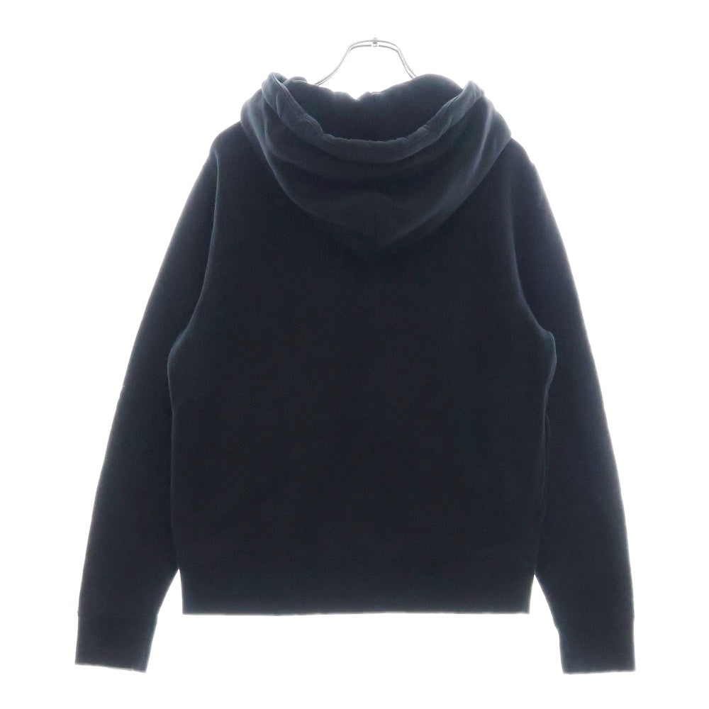 MONCLER(モンクレール) 23AW HOODIE ZIP UP ワッペンロゴ スウェット ジップアップ パーカー ブラック I20918G00081 809KX