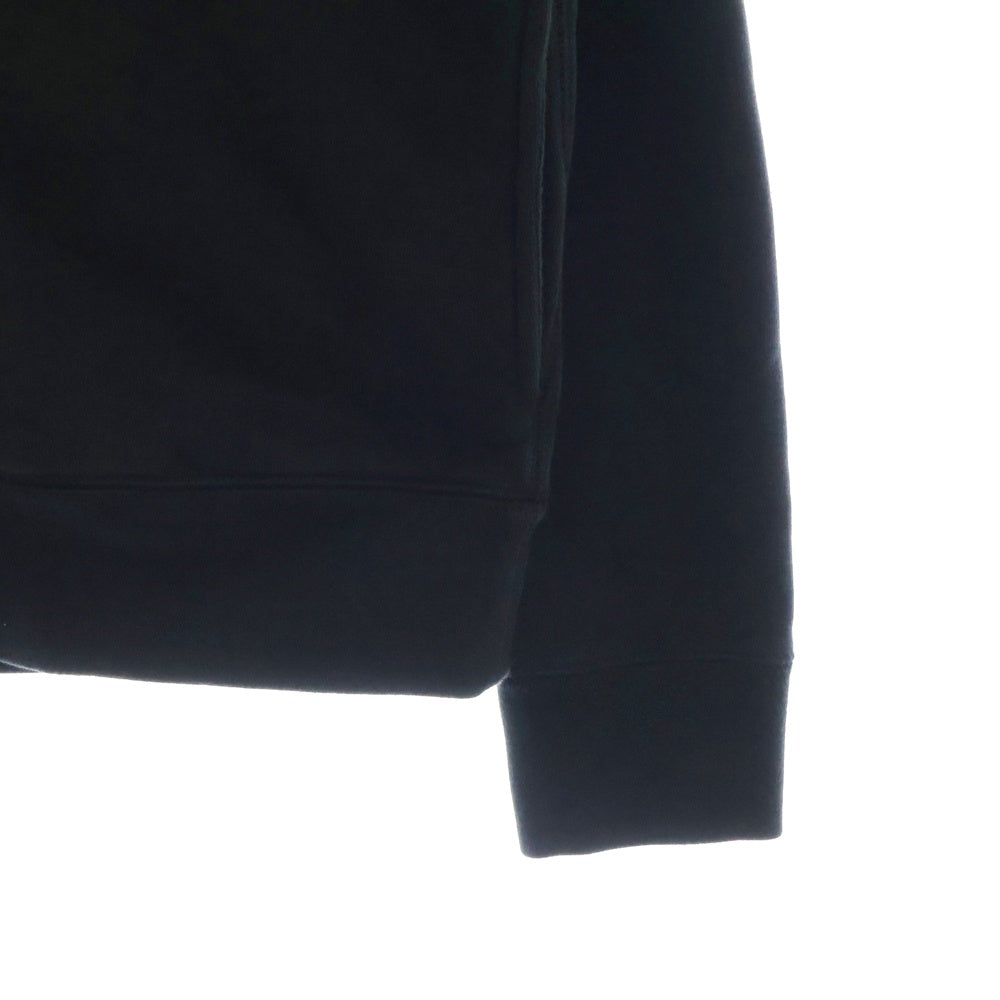 MONCLER(モンクレール) 23AW HOODIE ZIP UP ワッペンロゴ スウェット ジップアップ パーカー ブラック I20918G00081 809KX