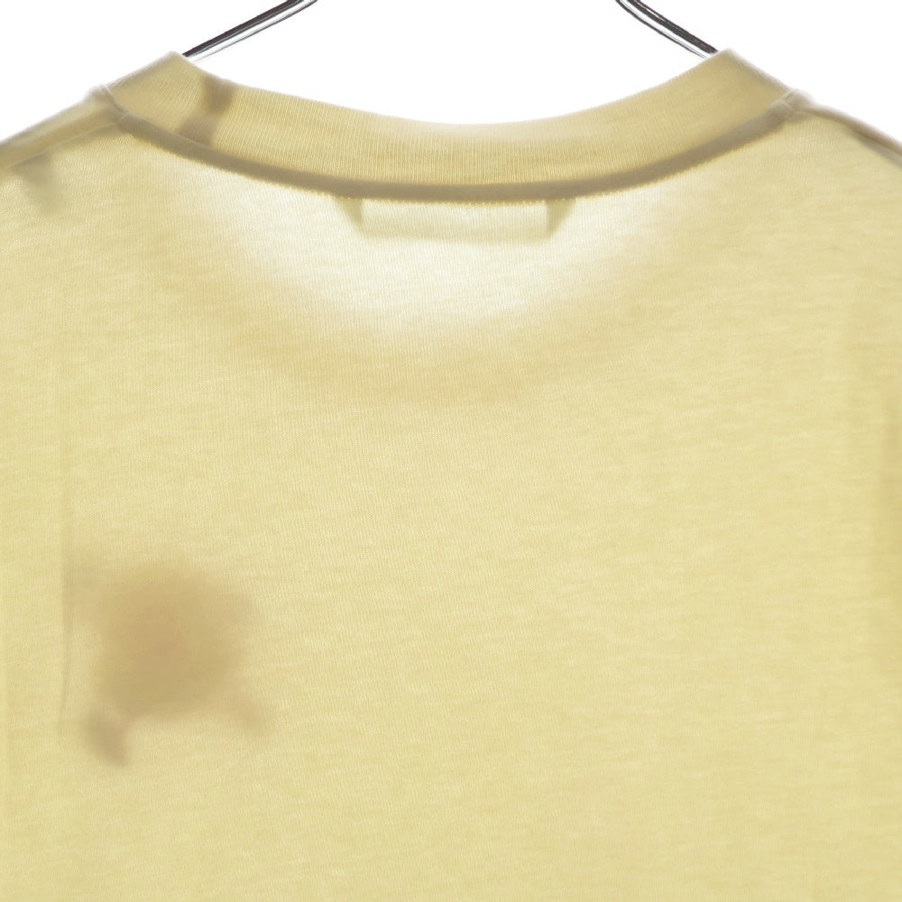MONCLER(モンクレール) 23SS T-SHIRT SS ロゴプリント クルーネック 半袖Tシャツ カットソー アイボリー I10918C00019 M2326