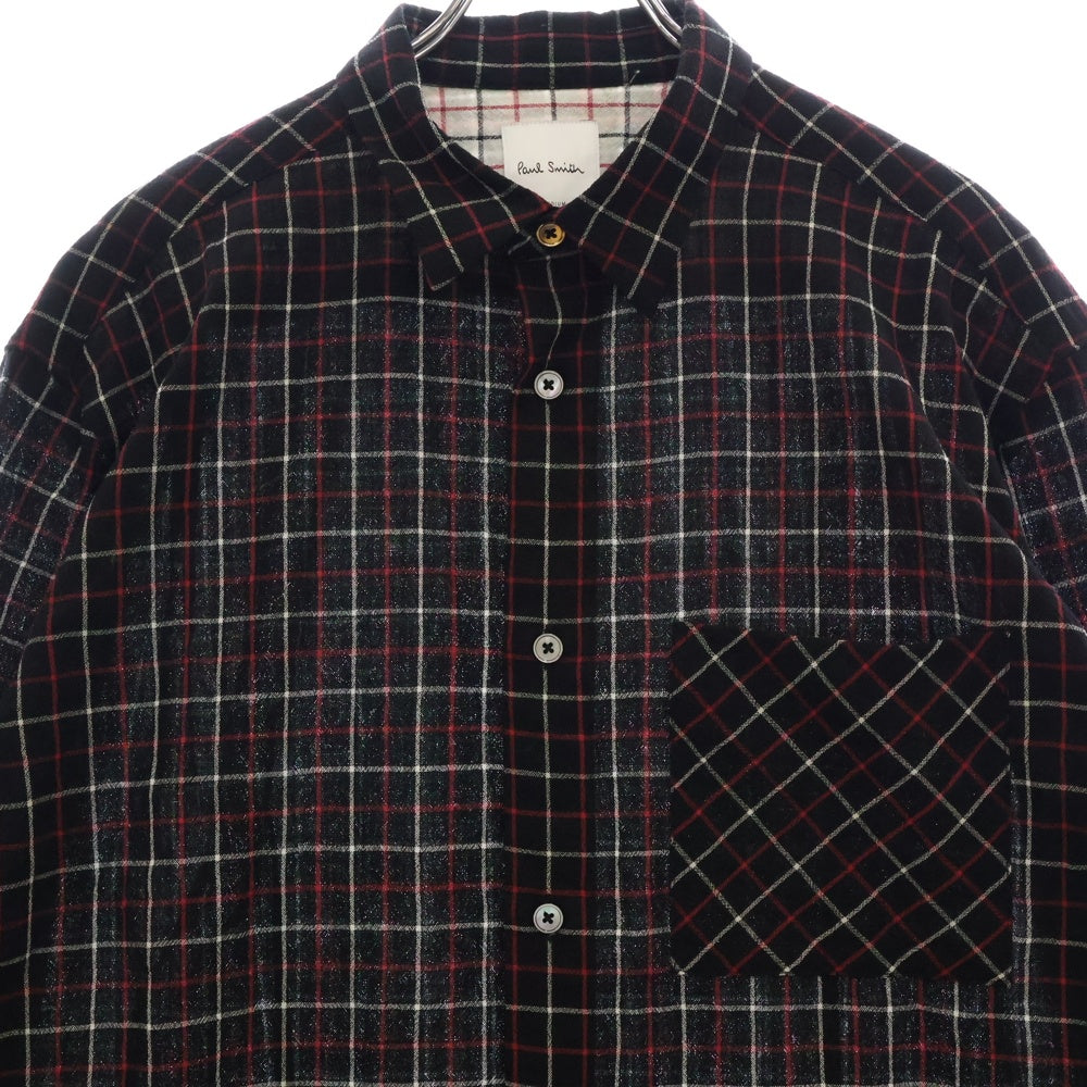 Paul Smith(ポールスミス) チェック柄 ロング丈 長袖シャツ マルチ