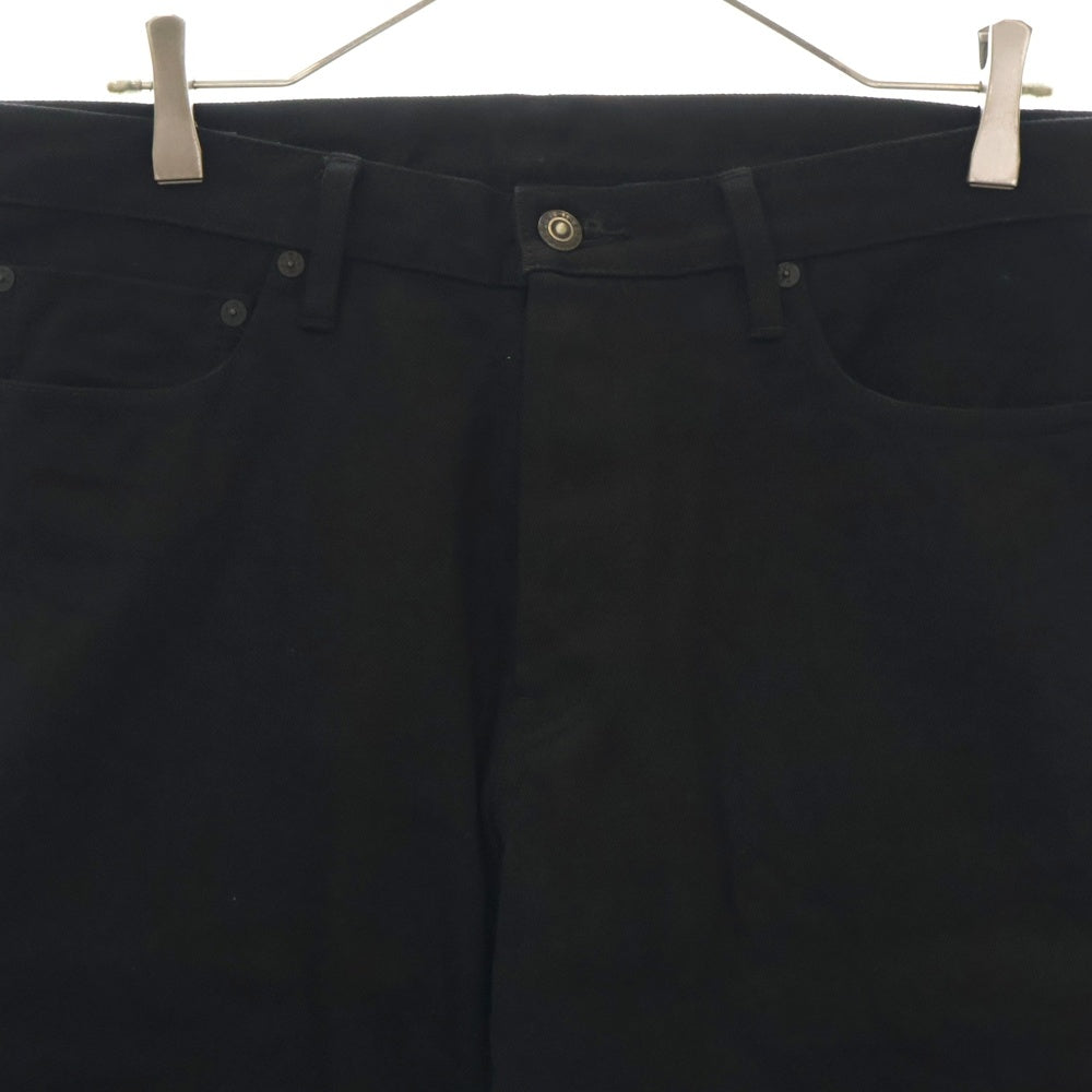 MINEDENIM(マインデニム) Standard Slim STR 5pocket RGD 5ポケット スタンダード スリム リジット デニムパンツ ブラック FPKH101NST-99-352-3