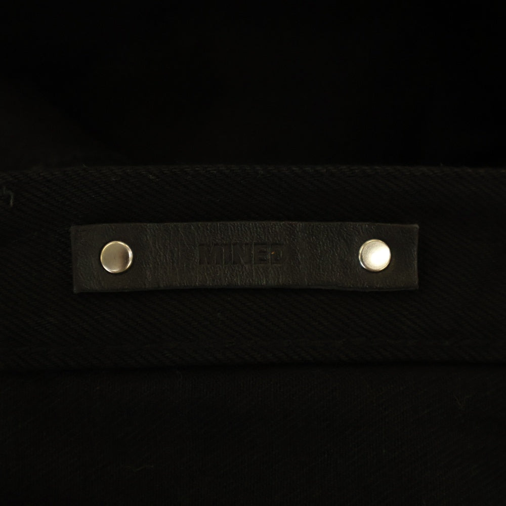 MINEDENIM(マインデニム) Standard Slim STR 5pocket RGD 5ポケット スタンダード スリム リジット デニムパンツ ブラック FPKH101NST-99-352-3