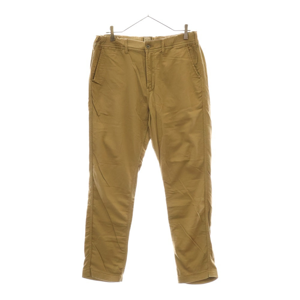 YANUK(ヤヌーク) LOUNGE TROUSERS DENIT ラウンジトラウザー デニット ストレッチ テーパード チノパンツ ベージュ 57273005