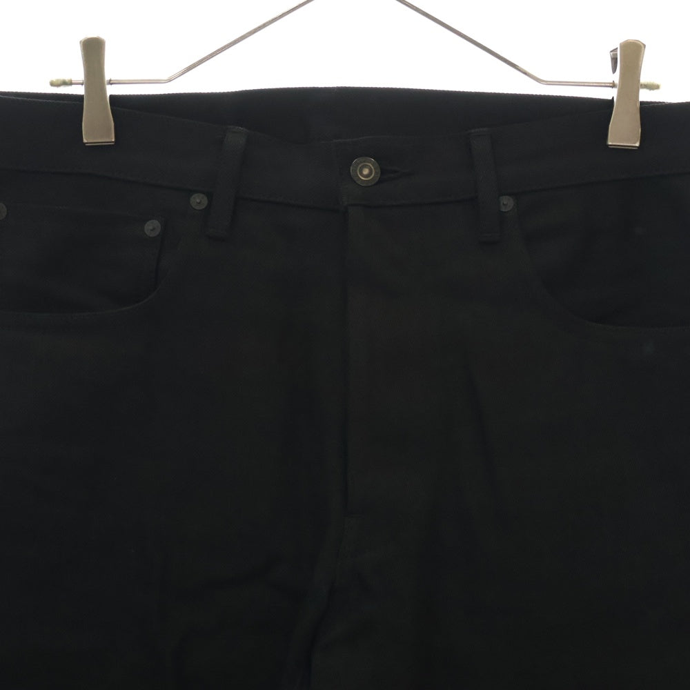 MINEDENIM(マインデニム) Standard Straight RGD スタンダード ストレート リジット デニムパンツ ブラック FPK105N-99-352-2