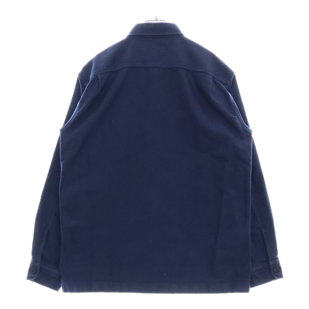 TOM FORD(トムフォード) コットン ミリタリー 長袖シャツ ジャケット ネイビー 2FT699