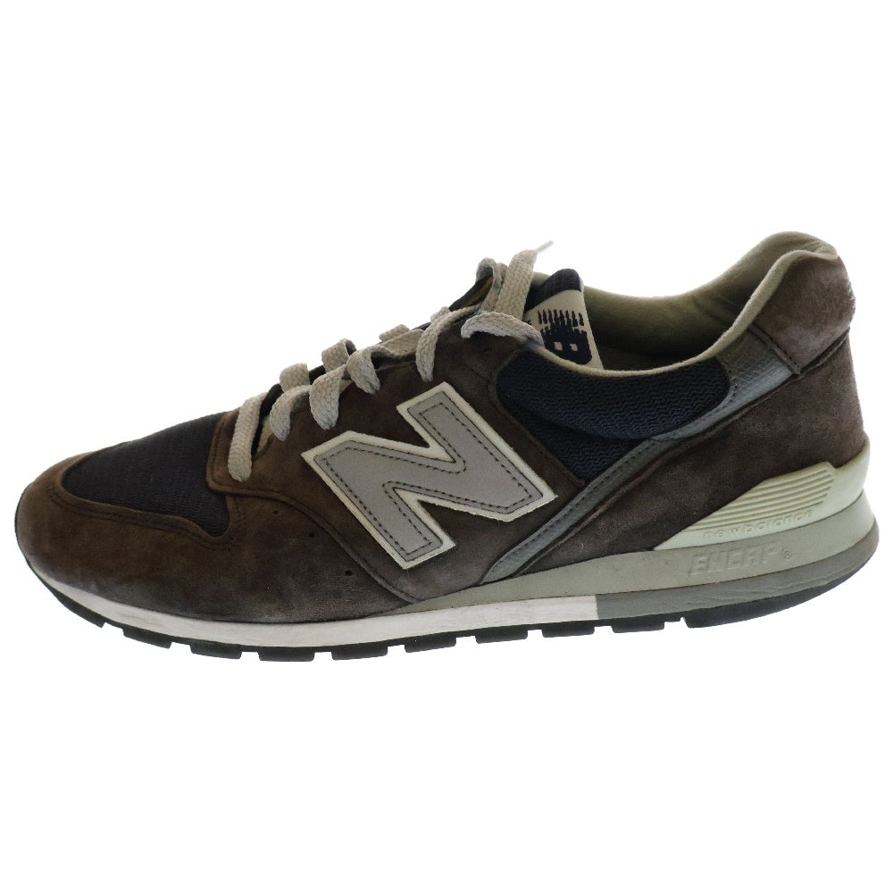 New Balance(ニューバランス) M996NAV スウェード メッシュ ローカットスニーカー ブラック US9/27cm