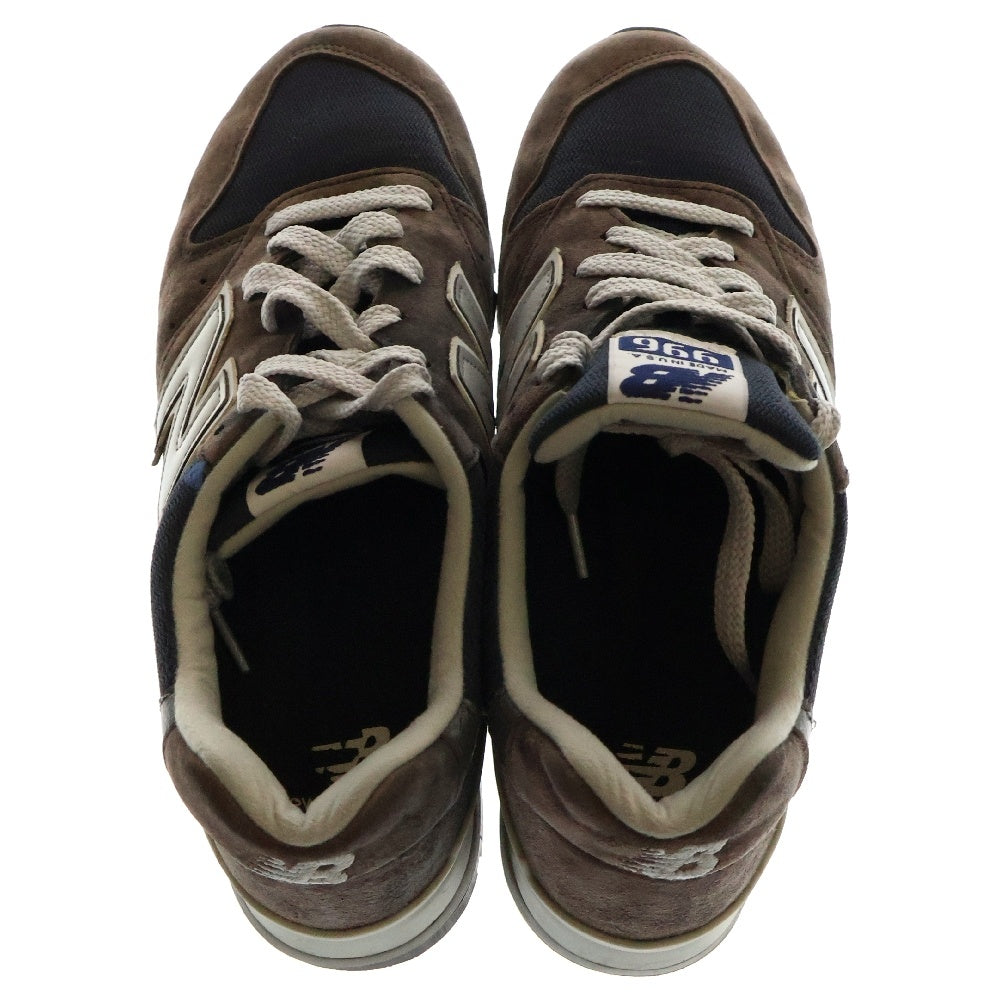 New Balance(ニューバランス) M996NAV スウェード メッシュ ローカットスニーカー ブラック US9/27cm