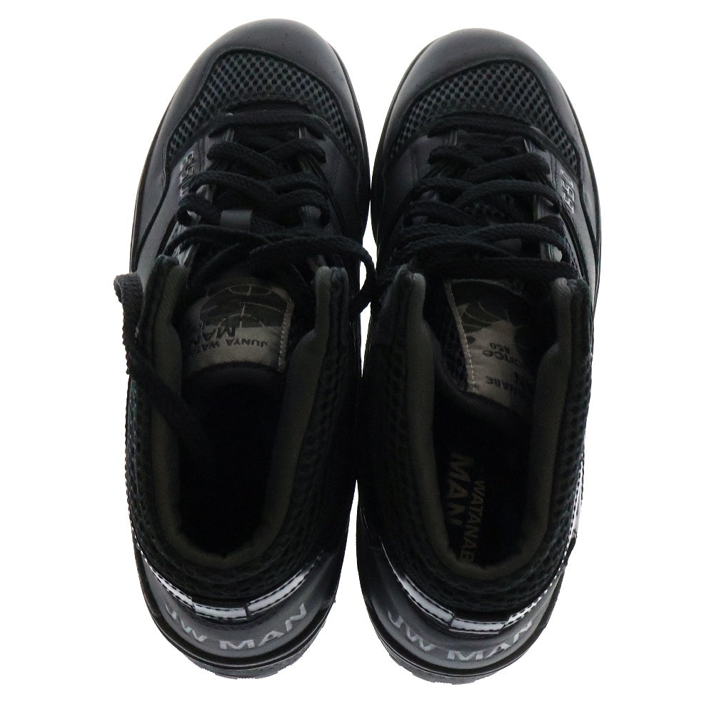 New Balance(ニューバランス) 23AW BB650RJM ×JUNYA WATANABE COMME des GARCONS MAN ジュンヤワタナベコムデギャルソンマン メッシュ ハイカットスニーカー ブラック US10/28cm WL-K103