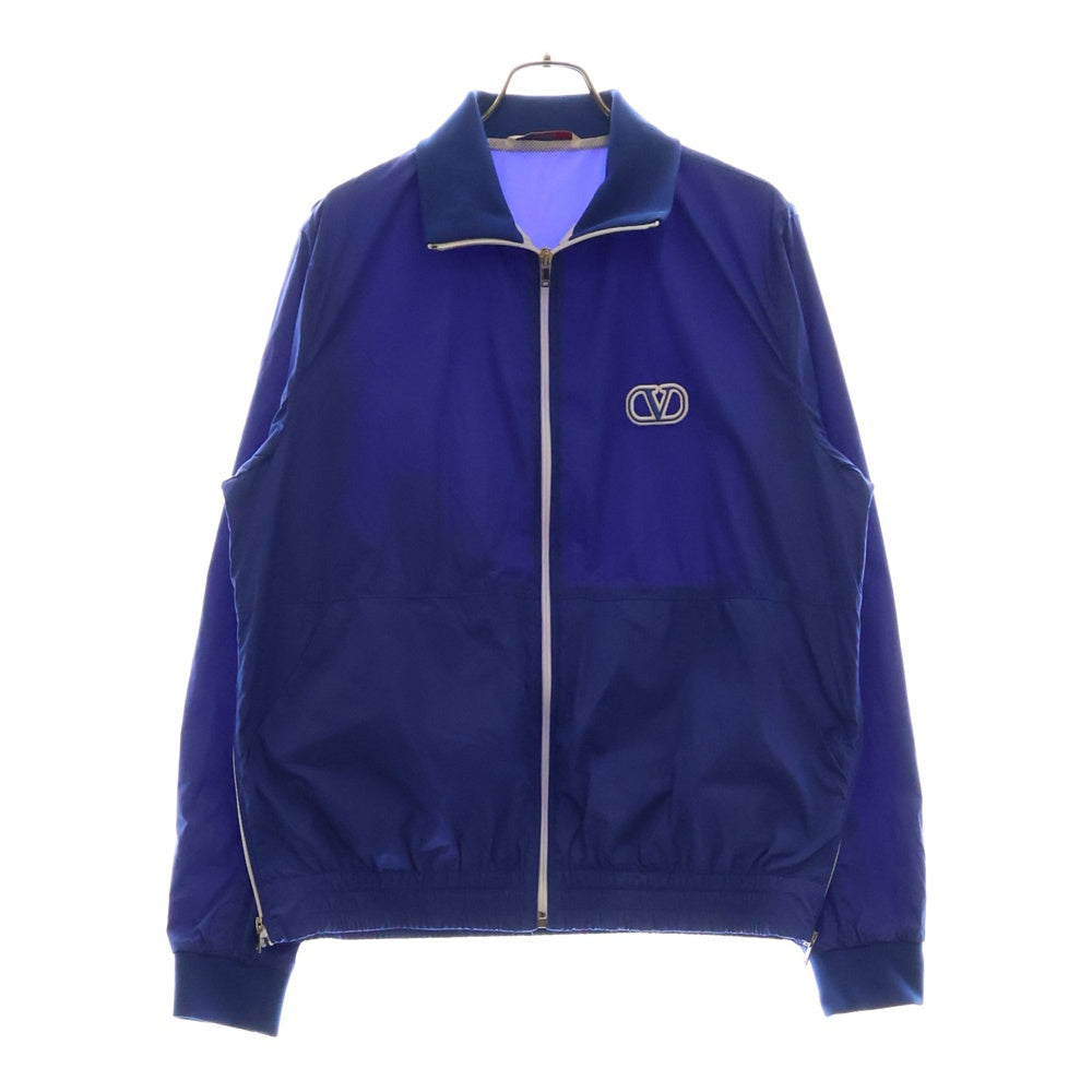 VALENTINO(ヴァレンチノ) フルジップアップ ナイロン トラック ジャケット ブルー 1V3CIL958LE