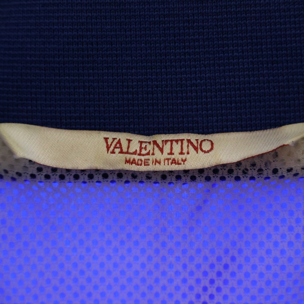VALENTINO(ヴァレンチノ) フルジップアップ ナイロン トラック ジャケット ブルー 1V3CIL958LE