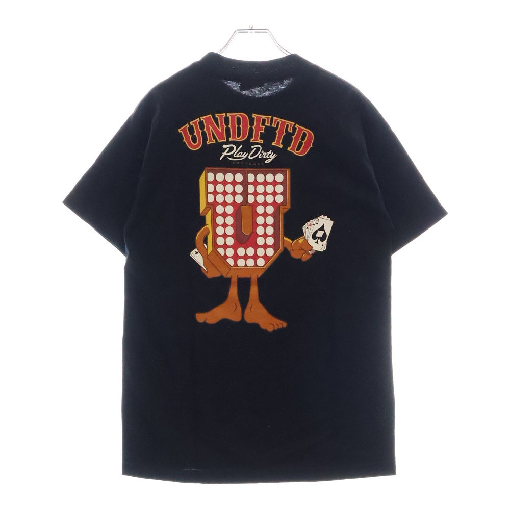UNDEFEATED(アンディフィーテッド) Las Vegas ラスベガス プリント 半袖Tシャツ カットソー ブラック