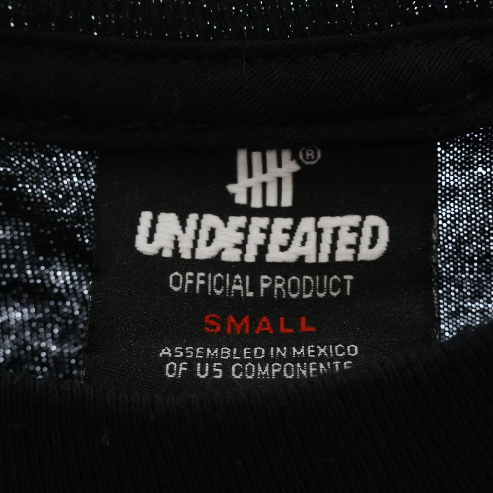UNDEFEATED(アンディフィーテッド) Las Vegas ラスベガス プリント 半袖Tシャツ カットソー ブラック